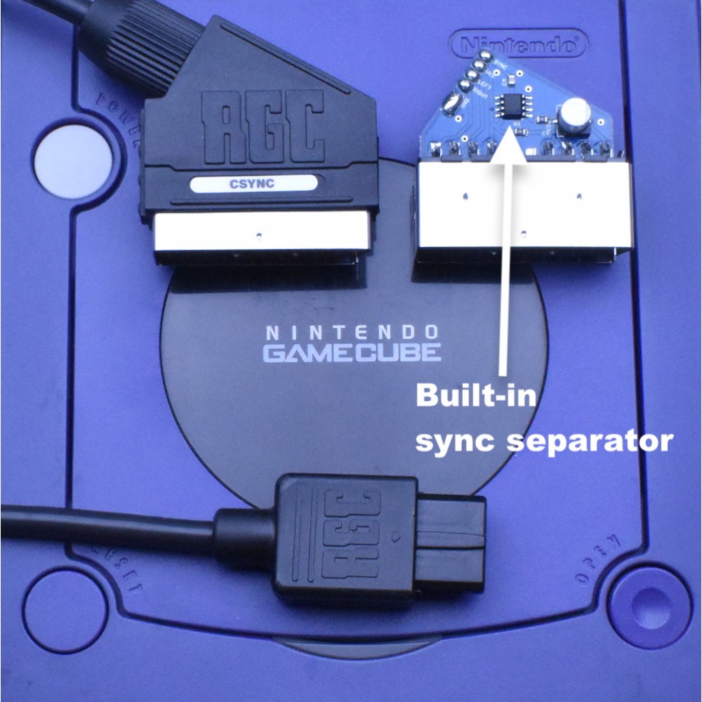 PAL Nintendo Gamecube RGB SCART PACKAPUNCH PRO